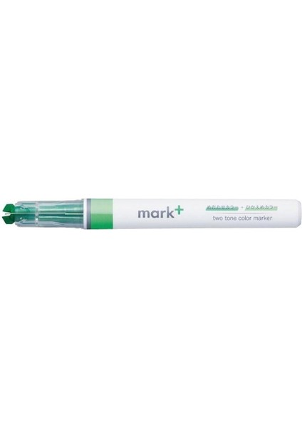 Mark+2 Tone Çift Uçlu Fosforlu Kalem Green - Light Green