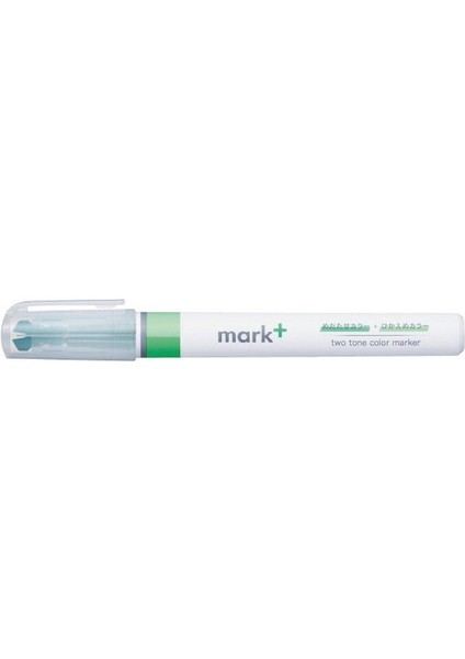 Mark+2 Tone Çift Uçlu Fosforlu Kalem Green - Light Green