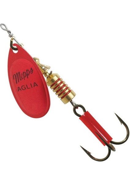 Aglia Fluo Kırmızı No:0(2.5g) Döner Olta Kaşığı