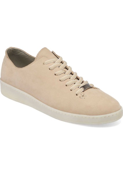 Bej Nubuk Deri Erkek Sneaker - E24ı1ay56831-B23 Bej