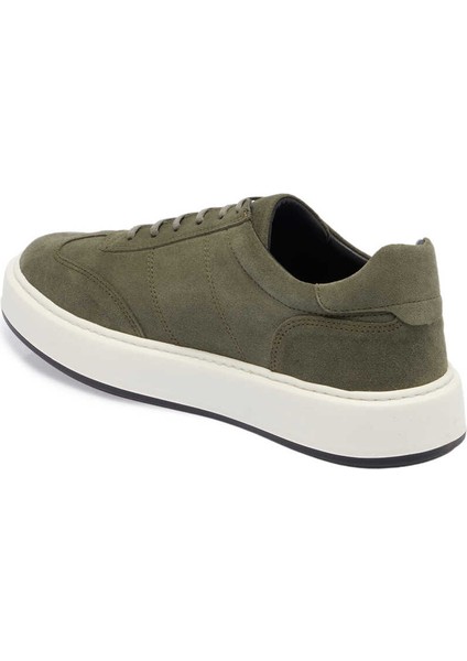 Yeşil Hakiki Süet Deri Erkek Sneaker - E24I1AY56805-J86 fiyatları