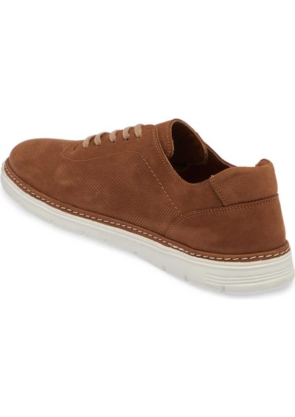 Taba Nubuk Deri Erkek Sneaker - E24ı1ay56855-G99 Taba