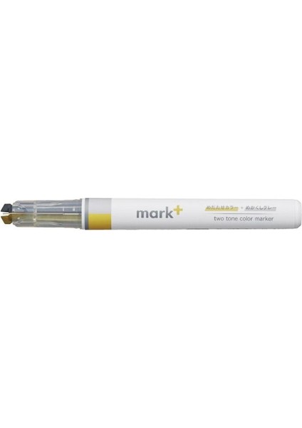 Mark+2 Tone Çift Uçlu Fosforlu Kalem Yellow-Gray