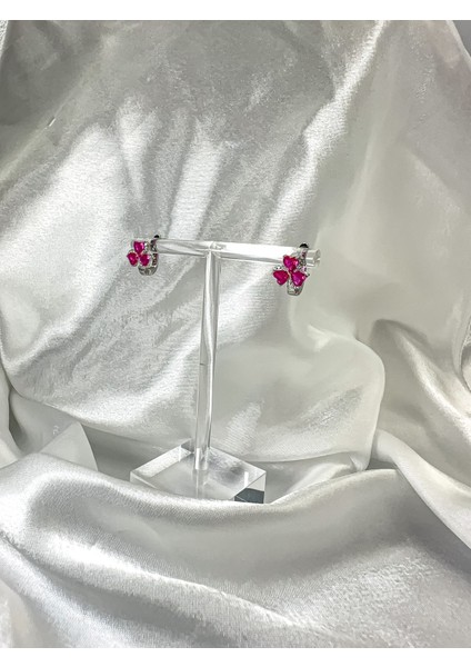 925 Ayar Gümüş Pembe Çiçekli Küpe Pembe Küpe Gümüş Küpe Çiçekli Küpe fırsatları