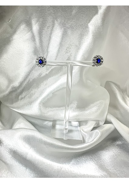 925 Ayar Gümüş Lacivert Taşlı Küpe Gümüş Küpe Lacivert Küpe Taşlı Küpe fırsatları