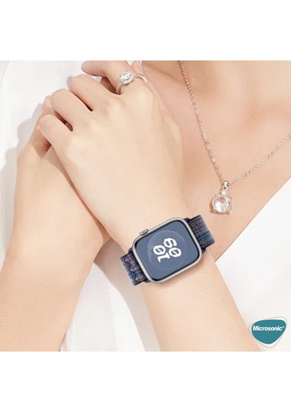 Apple Watch Series 10 42MM Kordon Terra Strand Siyah modelleri