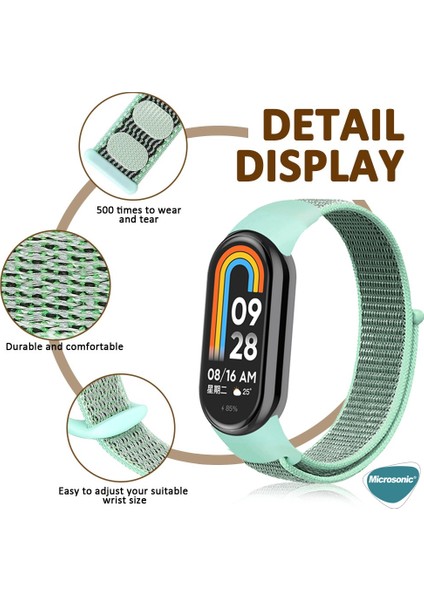 Xiaomi Mi Band 9 Hasırlı Kordon Woven Sport Loop Mor fırsatları