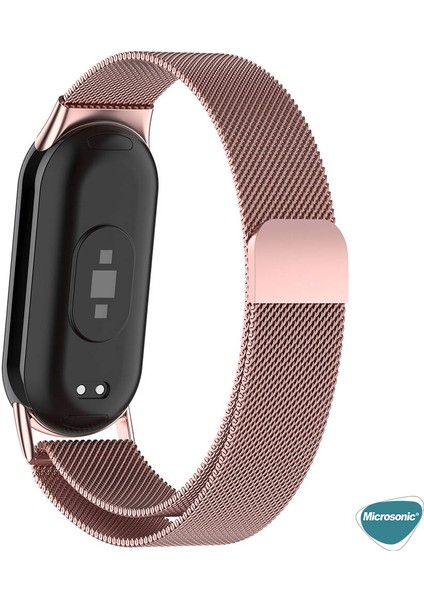Xiaomi Mi Band 8 Milanese Loop Kordon Pembe fiyatları