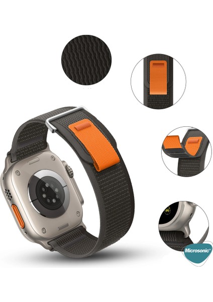 Apple Watch Series 10 42MM Kordon Hike Spiral Siyah