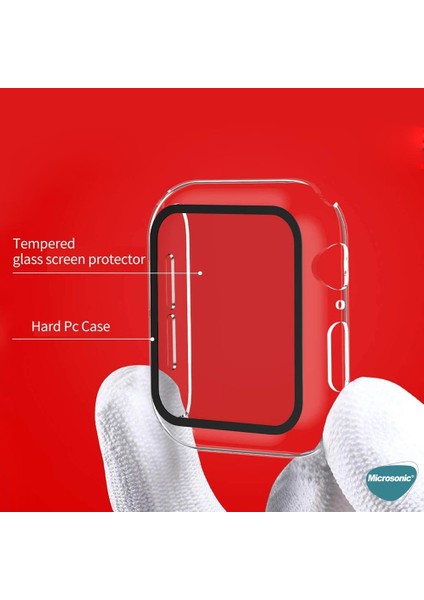 Apple Watch Series 10 42MM Kılıf Clear Premium Slim Watchband Şeffaf