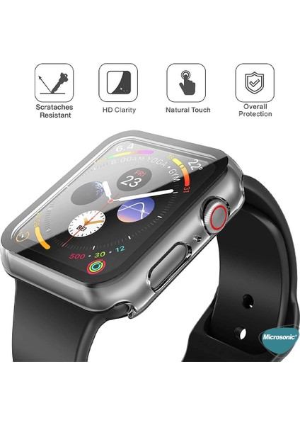 Apple Watch Series 10 42MM Kılıf Clear Premium Slim Watchband Şeffaf