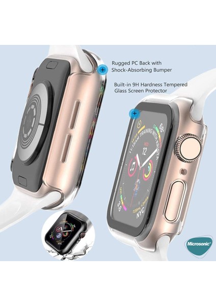 Apple Watch Series 10 42MM Kılıf Clear Premium Slim Watchband Şeffaf