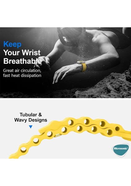 Apple Watch Series 10 42MM Kordon Aqua Belt Yeşil fiyatları