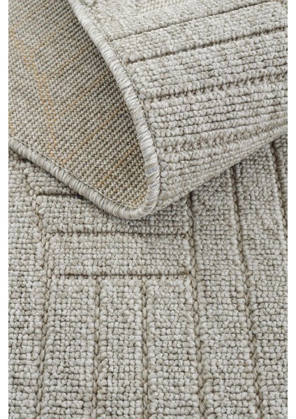 Loopy 623 Gri Kolay Temizlenen Dekoratif Sisal Jüt Halı