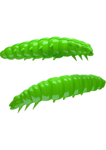 Larva Garlic(Sarımsak Aromalı) Hot Green 4.5 cm Suni Yem