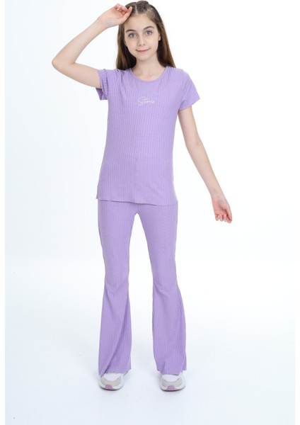 Kız Çocuk Nakışlı Eşofman Takım