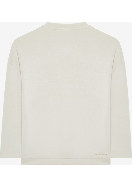 W Soft Touch Crew Neck Sweatshirt Kadın Gri Sweatshirt S242152-013 fiyatları