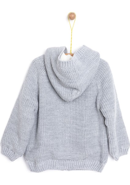 Basic Unisex Peluş Triko Hırka Unisex