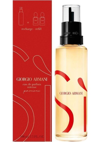 Giorgio Armani Si Passione Intense Edp 100 Ml Refill Kadın Parfümü