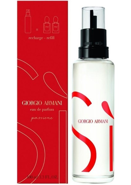 Giorgio Armani Si Passione Edp 100 Ml Refill Kadın Parfümü