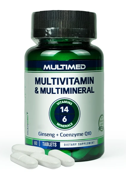 Multivitamin & Multimineral (14 Vitamin, 6 Mineral) 60 Tablet