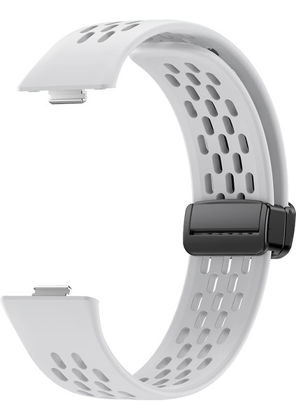 Huawei Watch Fit3 Için Delikli Manyetik Toka Silikon Kayış (Yurt Dışından) fiyatları