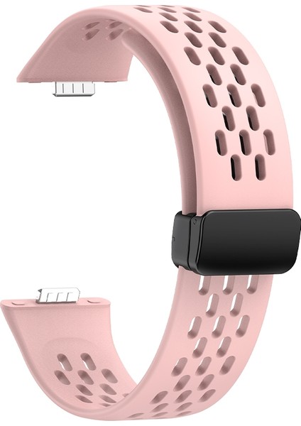 Huawei Watch Fit3 Için Delikli Manyetik Toka Silikon Kayış (Yurt Dışından) modelleri