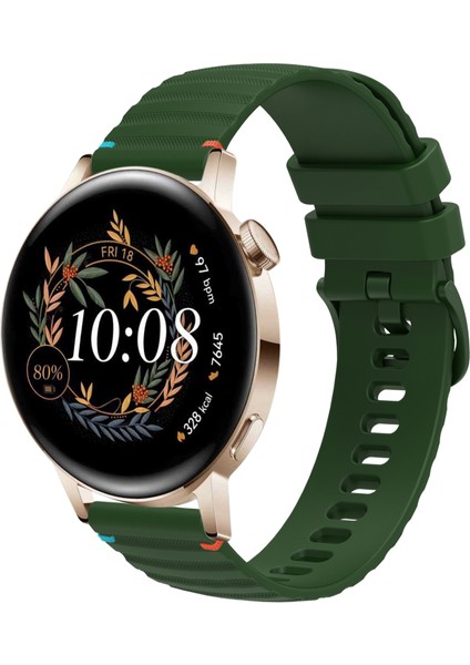Huawei Watch Gt 3 42MM Için Silikon Saat Kayışı (Yurt Dışından)