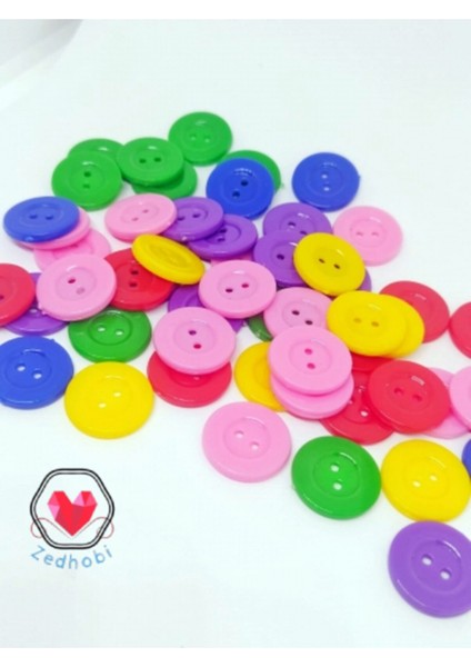 25 Adet 18 mm Renkli Yuvarlak Düğme Amigurumi Düğmesi fiyatları