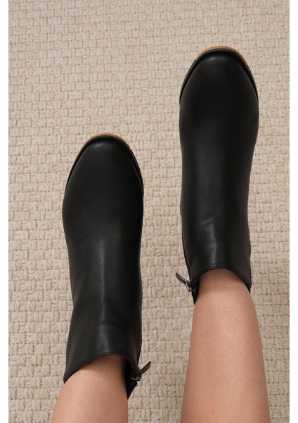 Lina Topuklu Kadın Bot Siyah modelleri