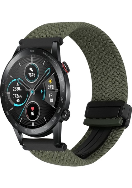 Honor Magic Watch 2 42MM Için 20MM Örgülü Saat Kayışı (Yurt Dışından)