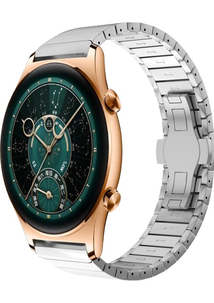 Honor Watch Gs 4 Için 22MM Tek Boncuk Alaşımlı Saat Kayışı (Yurt Dışından)