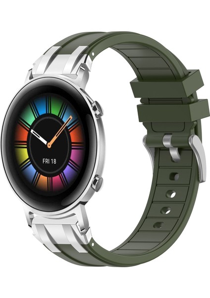 Huawei Watch Gt2 42MM Için 20MM Silikon Saat Kayışı (Yurt Dışından)