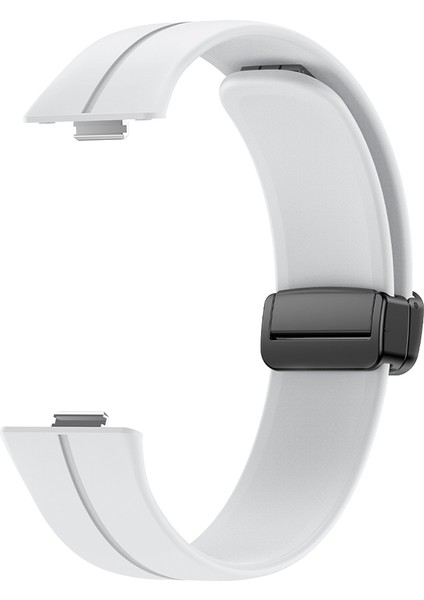 Huawei Watch Fit3 Için Manyetik Siyah Toka Silikon Kayış (Yurt Dışından)
