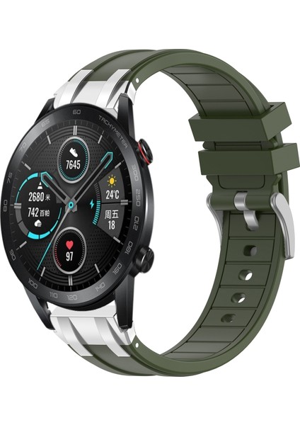 Honor Magic Watch 2 42MM Için 20MM Silikon Saat Kayışı (Yurt Dışından)