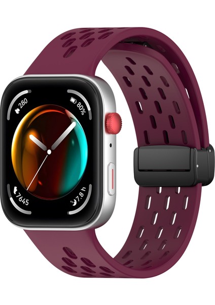 Huawei Watch Fit3 Manyetik Toka Silikon Kayış Için (Yurt Dışından)