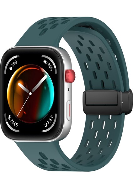 Huawei Watch Fit3 Manyetik Toka Silikon Kayış Için (Yurt Dışından)