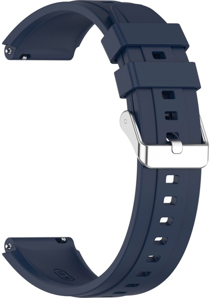 Huawei Watch Gt 5 46MM Için Gümüş Tokalı Silikon Kayış (Yurt Dışından) fiyatları