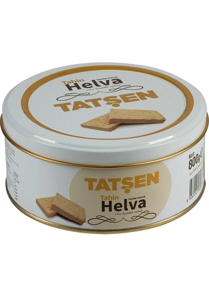 800 gr Tatşen Teneke Helva (Sade)