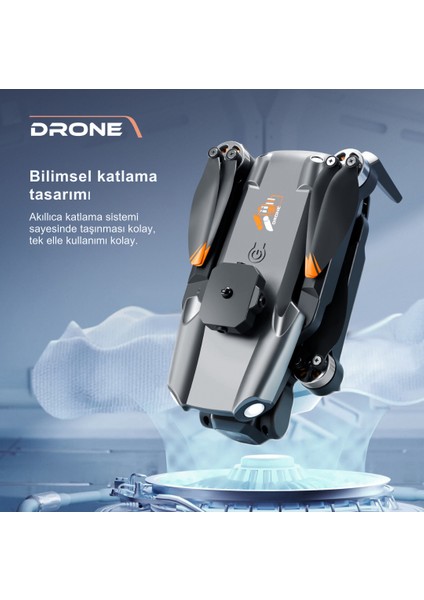 S119 Drone Fırçasız Motor 2batarya Ile 30DAKİKA Uçuş 1080P Hd Kamera Engelden Kaçınma