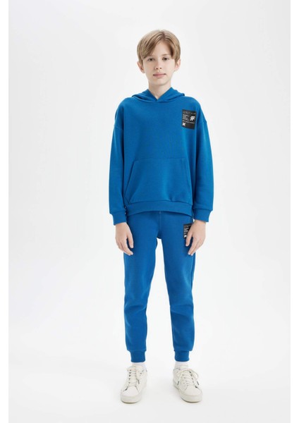 Erkek Çocuk Oversize Geniş Kalıp Kapüşonlu Cepli Okul Sweatshirt D1644A824AU fiyatları