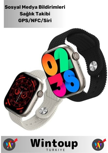 Android Ios Uyumlu Chatgpt Yapay Zeka Tam Amoled Ekran Akıllı Saat Watch