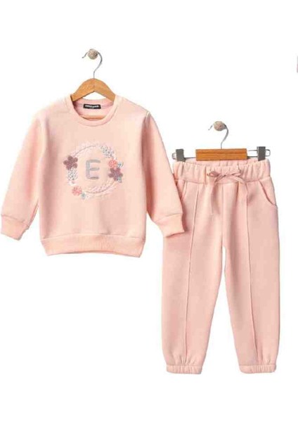 3 Ipli Kalın Kumaştan Kışlık 2 Li Kız Alt Üst Takım