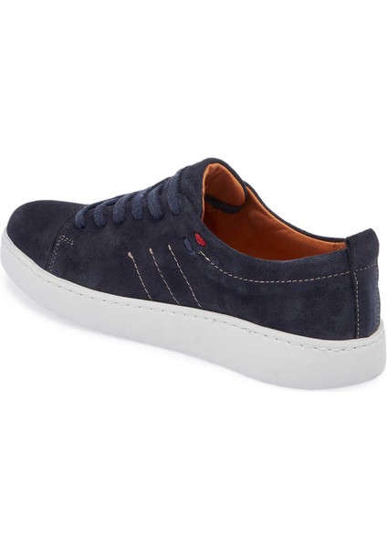 Lacivert Hakiki Süet Deri Kadın Sneaker - K24I1AY67337-D44 fiyatları