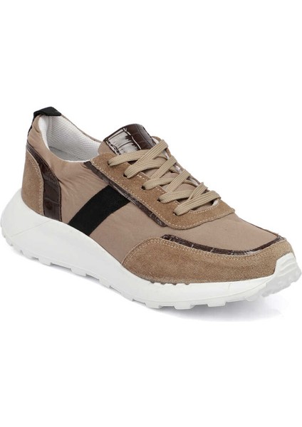 Taba Deri-Tekstil Kadın Sneaker - K24I1AY67384-A29