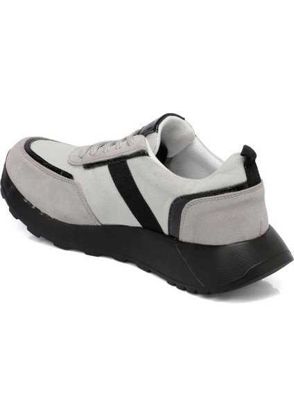 Gri Deri-Tekstil Kadın Sneaker - K24I1AY67384-B43 fiyatları