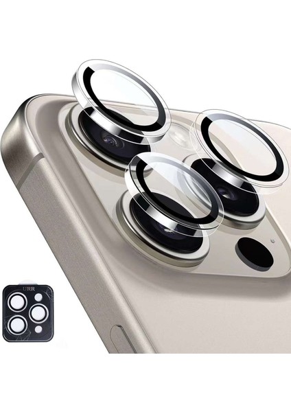 Urr iPhone 16 Pro Crystal Clear Magsafe 3in1 Ekran Koruyucu ve Kamera Lens Set