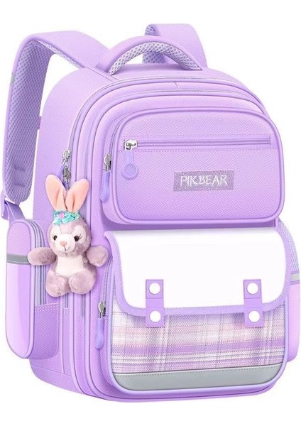 İlkokul Öğrencilerinin Okul Çantaları, Kızların Birinci, Ikinci, Üçüncü ve Altıncı Sınıfa Kadar Su Geçirmez ve Leke Tutmaz Çocuk Sırt Çantası (Yurt Dışından)