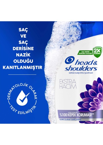 Head & Shoulders Ekstra Hacim Kepek Kaşıtı Günlük Kullanım Şampuan 330 ml x 3 Adet