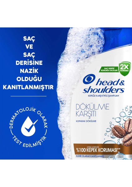 Head & Shoulders Şampuan Saç Dökülme Karşıtı Kafein Etkili 330 Ml X3 Adet